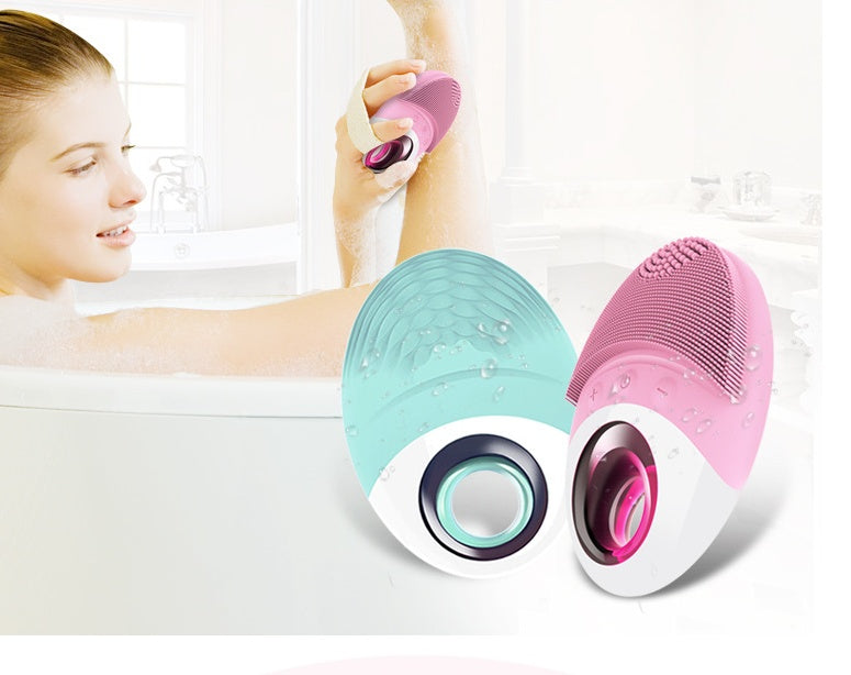 Wireless Charging Silicone Cleansing Instrument Wireless Charging Silicone Cleansing Instrument